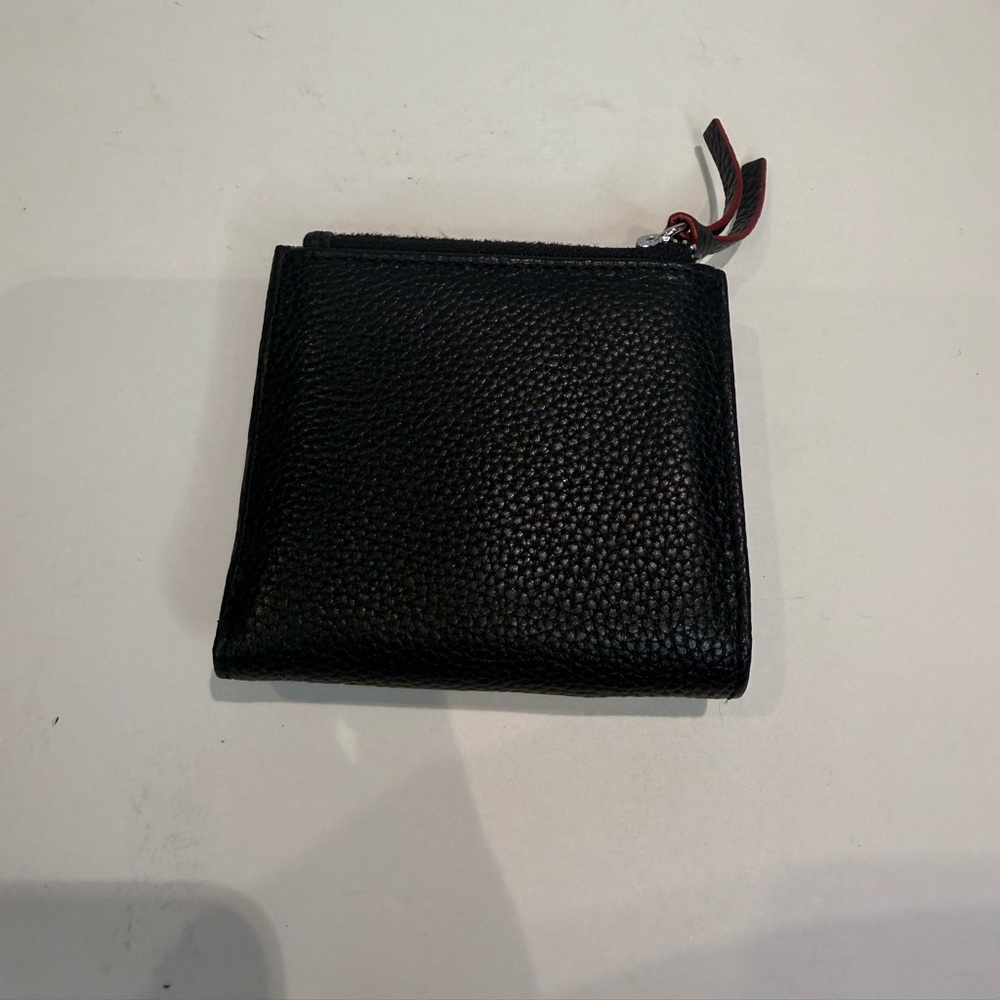 All My Lovin’ Compact Wallet Brighton Black Pebbled Leather Bifold Wallet. - Picture 2 of 7